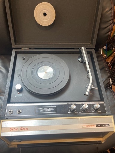 動作品！日本コロムビア ポータブルレコードプレーヤー 2190RM レコードプレイヤーColombia 2190RM (Kei) 首里のポータブル