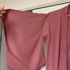 夏用着物　ピンクの画像