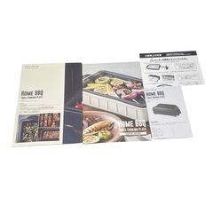 レコルト ホームバーベキュー RBQ-1 箱有 中古 ホットプレートの画像