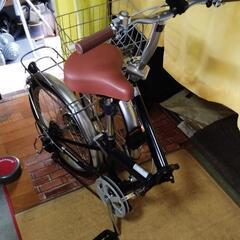 折りたたみ自転車 室内保管美品♪  雨天未使用☆早い者勝ち♪の画像