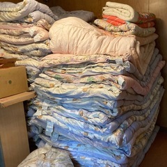 無料　洋掛け布団のみ60枚ほど　白馬村まで取りに来てくれる方への画像