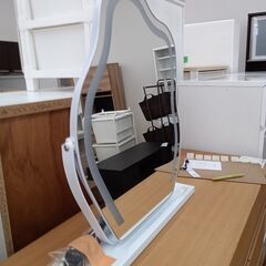 ★リユースのサカイ水戸店★スタンドミラーH58×D12×W50クリーニング済みMT5268の画像