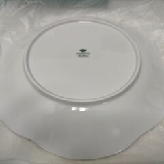 香蘭社 青花柄 24cm 大皿 1枚 化粧箱入り 高級磁器 和食器 洋食器 盛皿 パーティー皿　250822-2Tの画像