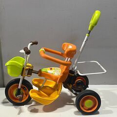 プーさん 三輪車 手押し棒付きの画像
