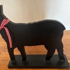 羊型黒板の画像