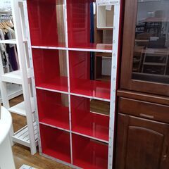 ★リユースのサカイ水戸店★フリーラックレッドH147×D39×W76.5クリーニング済みMT5272の画像