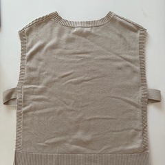 キッズ　オーガニック綿混　ベストの画像