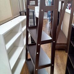 ★リユースのサカイ水戸店★フリーラックダークブラウンH124×D19×W63クリーニング済みMT5273の画像