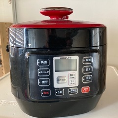 KOIZUMI 小泉成器 マイコン 電気圧力鍋 2018年 炊事 電化製品の画像