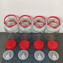 東洋佐々木ガラス 保存容器 果実酒びん 4リットル 5号 4000ml 　未使用品　4個セットの画像
