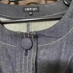 INDIVIデニムワンピースの画像