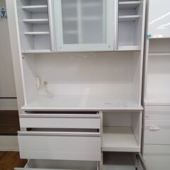 ★リユースのサカイ水戸店★レンジボードホワイトH193×D48×W117クリーニング済みMT5275の画像