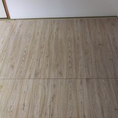 ウッドカーペット　フローリングカーペット　２枚セットの画像
