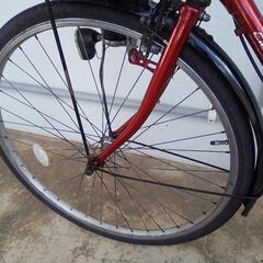 自転車ママチャリの画像
