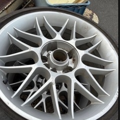 マルチ穴　アルミホイル　2本セット　タイヤつき　225/45R17の画像