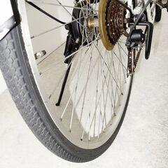 ６段変速折りたたみ自転車。の画像