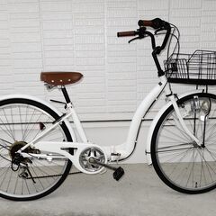 ６段変速折りたたみ自転車。の画像