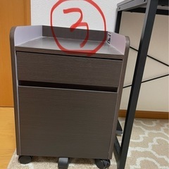 パソコン用デスクセットの画像