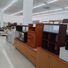 ★リユースのサカイ日立店★HJ7479  キャビネット ダークブラウン H83×D40×W80 クリーニング済み の画像