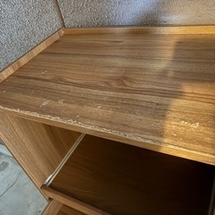 キッチン棚　レンジ台の画像