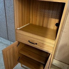 キッチン棚　レンジ台の画像
