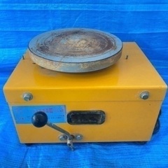 【※緊急※値下げ交渉可能】卓上電動ろくろ らくらく2型 696 コンパクト 陶芸用の画像