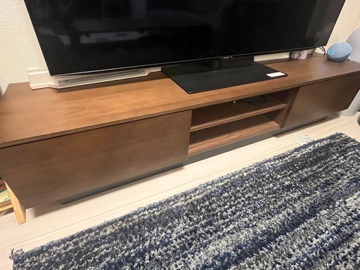 【交渉中】ニトリ2022購入　テレビボード ニトリ（NITORI） テレビボード(Nウォーレン 120セット DBR) : ニトリ 