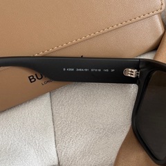 新品・未使用　バーバリーサングラス　ブラックの画像