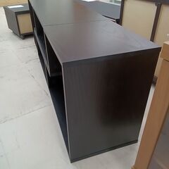 リユースのサカイ栃木店★ジモティ割あり★  TV台 ブラック W140.3×D29.8×H43 クリーニング済み TC10317の画像