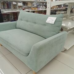 ★リユースのサカイ日立店★HJ7481 NITORI ソファ ミントグリーン H77×D73×W130 クリーニング済み の画像