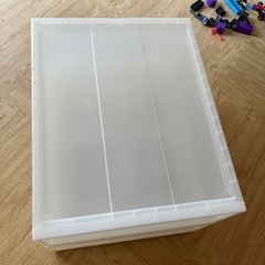 【あげます】無印良品　ポリプロピレンケース　2つの画像