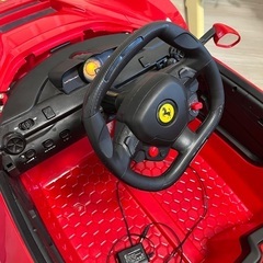 フェラーリ バッテリーカー電動乗用ラジコンカー動作品 コントローラ無しの画像