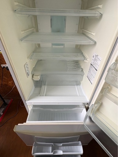 H2007 TOSHIBA 東芝　2010年　3ドア冷蔵庫　375L 自動製氷機付　