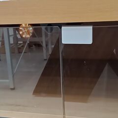 リユースのサカイ栃木店★ジモティ割あり★  TV台 ベージュ W89.5×D46×H50 クリーニング済み TC10318の画像