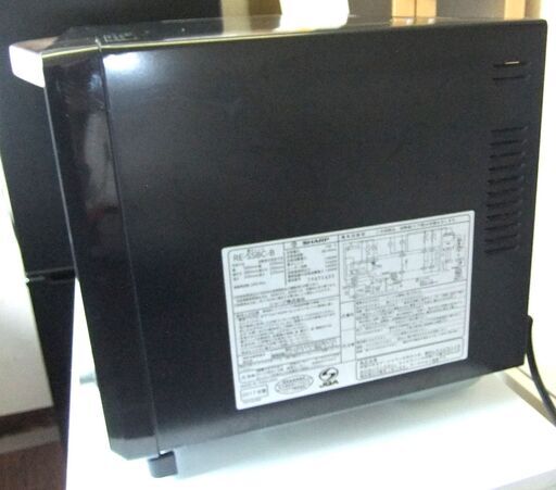 SHARP シャープ 過熱水蒸気 オーブンレンジ RE-SS8C-B ブラック 26L 中古