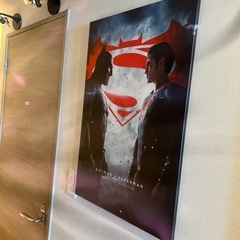 ウォールアート　バットマンvsスーパーマン　の画像
