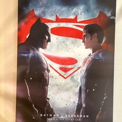 ウォールアート　バットマンvsスーパーマン　の画像