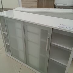 ★リユースのサカイ日立店★HJ7483  収納棚 ホワイト H87.5×D32.5×W120 クリーニング済み の画像