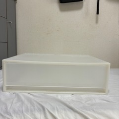 【予約済】無印良品 ポリプロピレン収納ケース ワイド小の画像