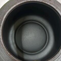 0822-065 お酒サーバー　黒色陶器製酒器の画像