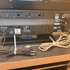 Panasonicテレビ＆ブルーレイレコーダー（テレビ台付き）の画像