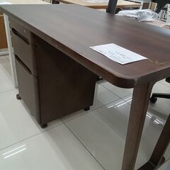 ★リユースのサカイ日立店★HJ7486 カリモク デスク＆袖机セット ダークブラウン H72×D59.5×W110 クリーニング済み の画像