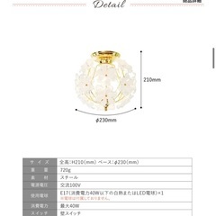 【Ampoule】シーリングライト　 Bouquet ブーケ AMP51413の画像