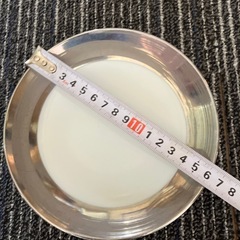 銀縁の小皿5個セットの画像