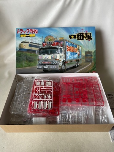 アオシマ文化教材社 1/32 トラック野郎 シリーズ No.3 一番星 突撃一番星 未使用未組立自宅保管品  