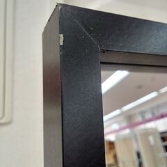 リユースのサカイ栃木店★ジモティ割あり★  姿見 ブラック W22×D48×H144 クリーニング済み TC10323の画像