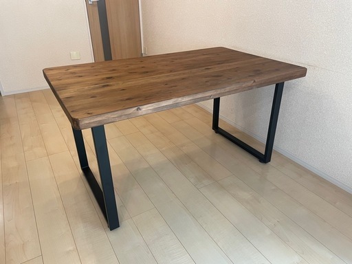ハンドメイド  ビンデージ 無垢材ダイニングテーブル