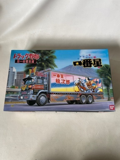 アオシマ文化教材社 1/32 トラック野郎 シリーズ No.4 一番星 男一匹桃次郎 未使用未組立自宅保管品