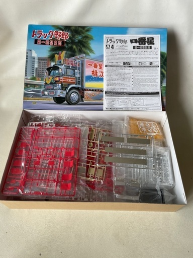 アオシマ文化教材社 1/32 トラック野郎 シリーズ No.4 一番星 男一匹桃次郎 未使用未組立自宅保管品  