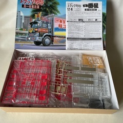 アオシマ文化教材社 1/32 トラック野郎 シリーズ No.4 一番星 男一匹桃次郎 未使用未組立自宅保管品  の画像